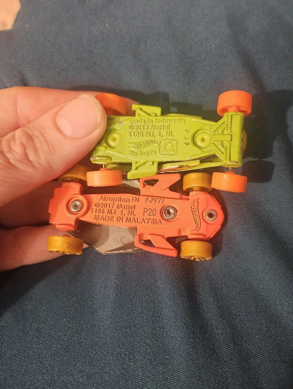 Hot Wheels Assorted Toy Cars lot of 7